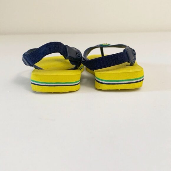 ♦️3 for $15♦️ Havaianas Infant Flip Flop Blue Yellow Sandals ~ 5 - Picture 5 of 8